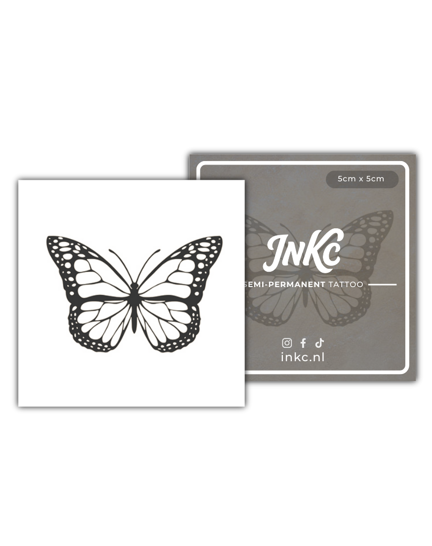 Vlinder tijdelijke tattoo van INKC