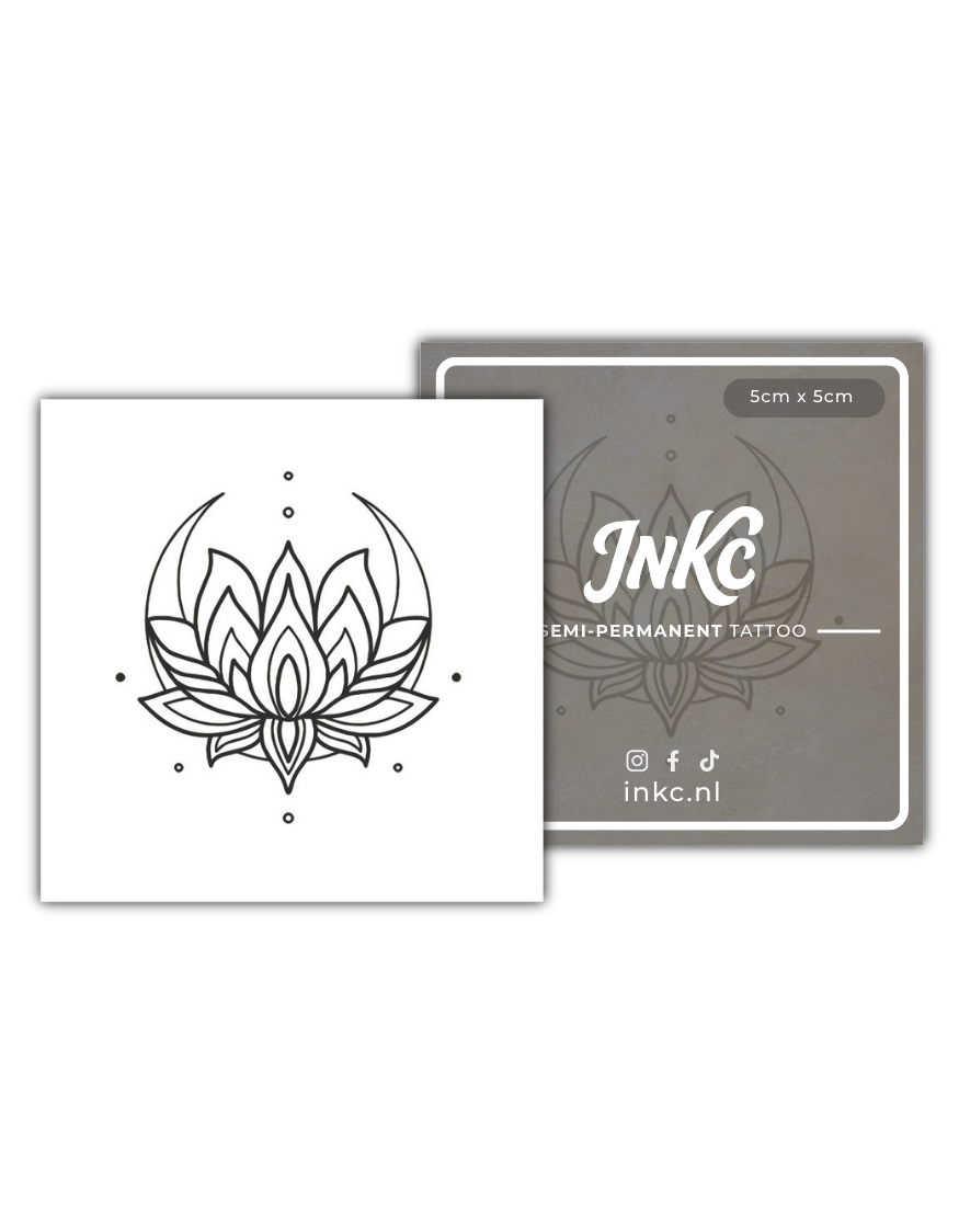 Lotus tijdelijke tattoo van INKC