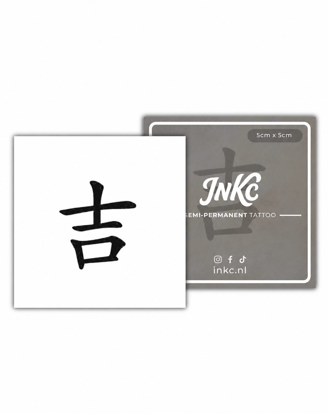 Geluk tijdelijke tattoo van INKC