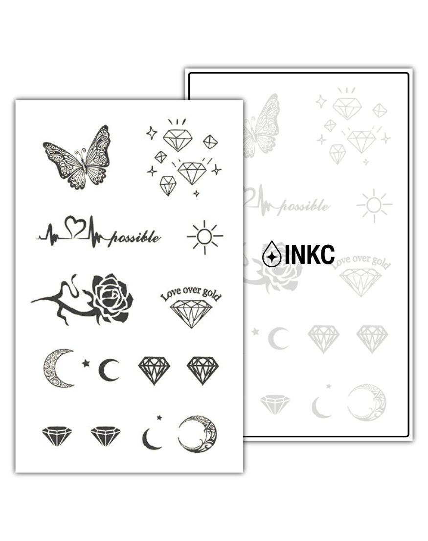 Set tijdelijke tattoo van INKC