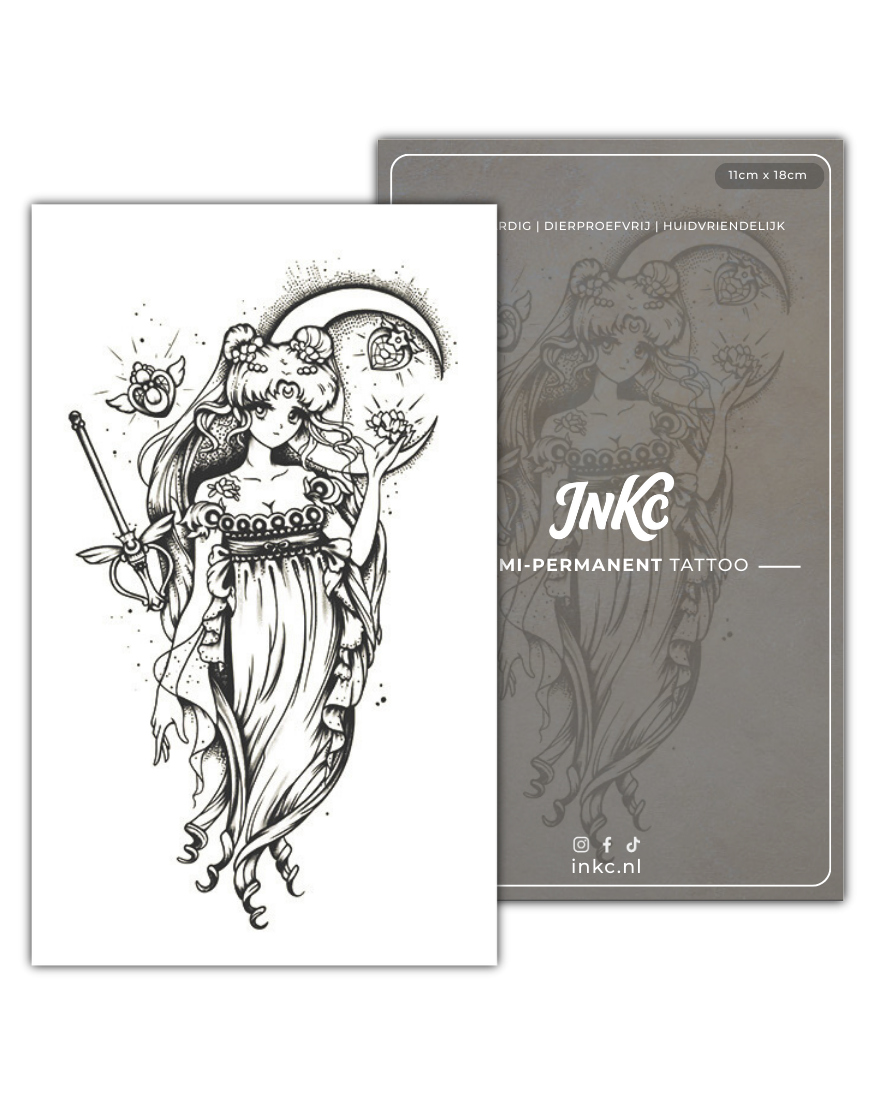 Mystiek Nacht tijdelijke tattoo van INKC
