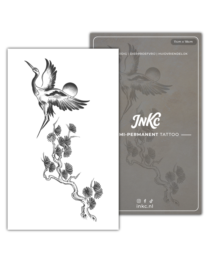 Reiger tijdelijke tattoo van INKC