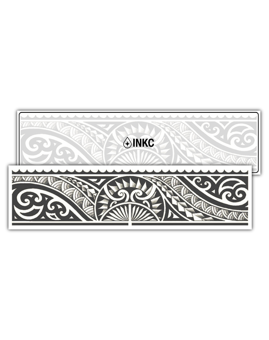 Zonvlechtband tijdelijke tattoo van INKC