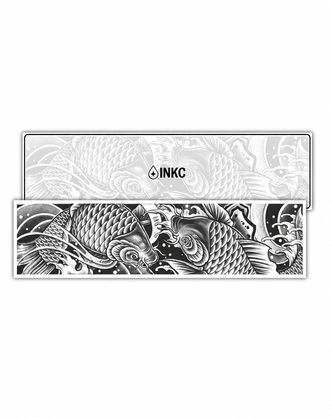 Koikarpersband tijdelijke tattoo van INKC