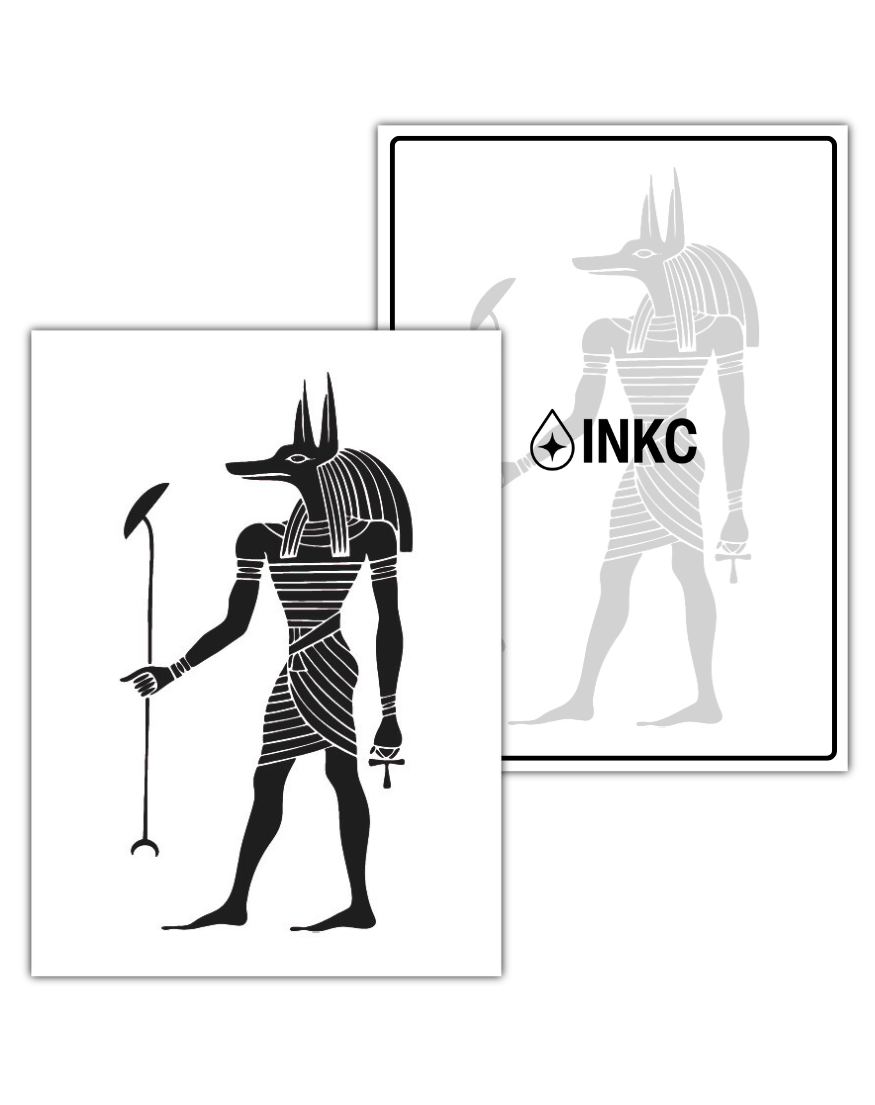 Farao tijdelijke tattoo van INKC