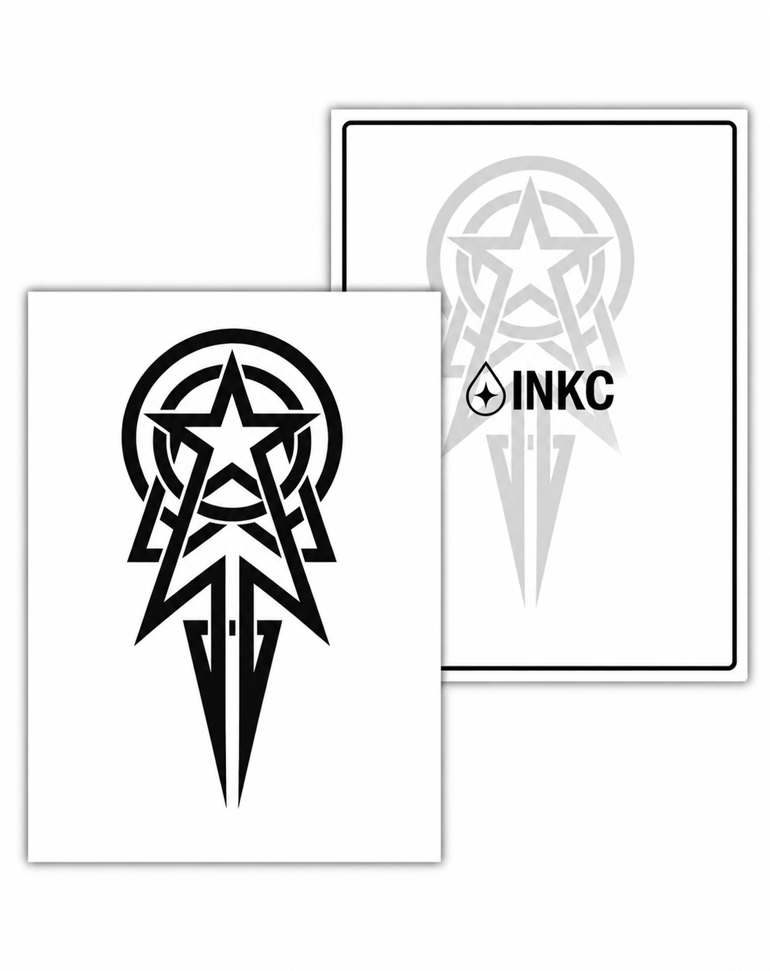 Tribal Symbool tijdelijke tattoo van INKC