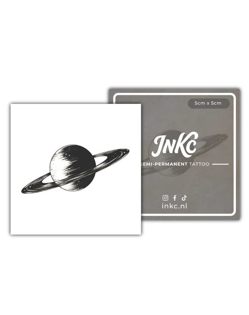 Planeet tijdelijke tattoo van INKC