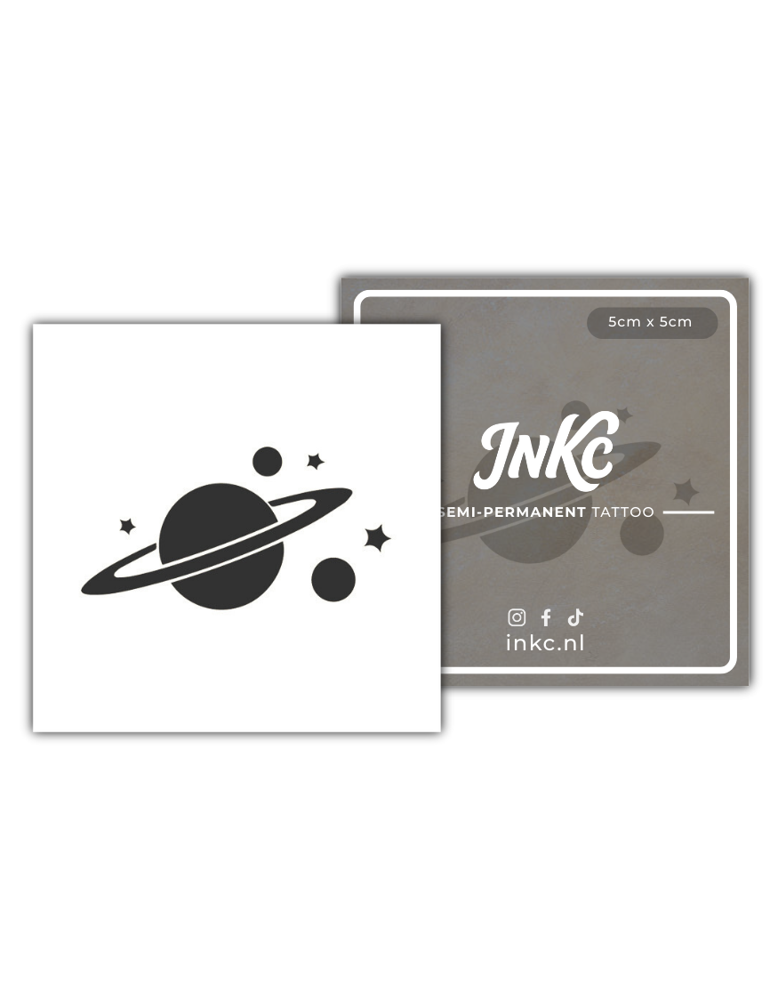 Planeten tijdelijke tattoo van INKC