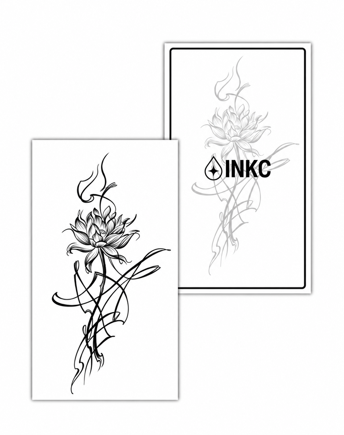 Lotus met Sierlijnen – INKC GZS-120