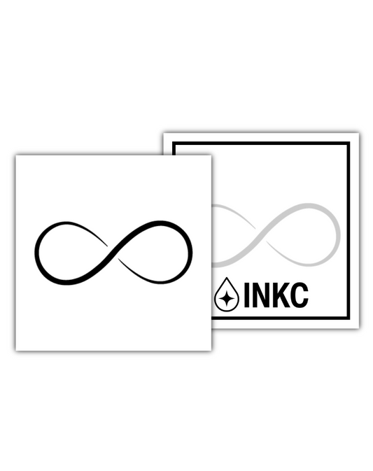 Infinity tijdelijke tattoo van INKC