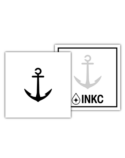 Anker tijdelijke tattoo van INKC