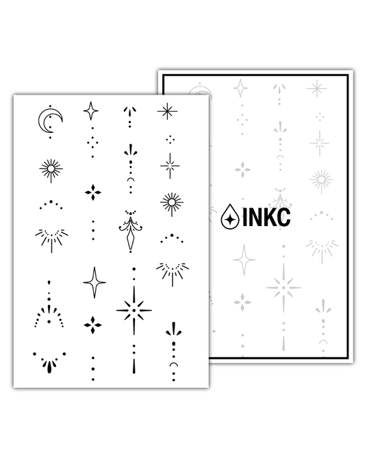Vinger Tattoos Set tijdelijke tattoo van INKC