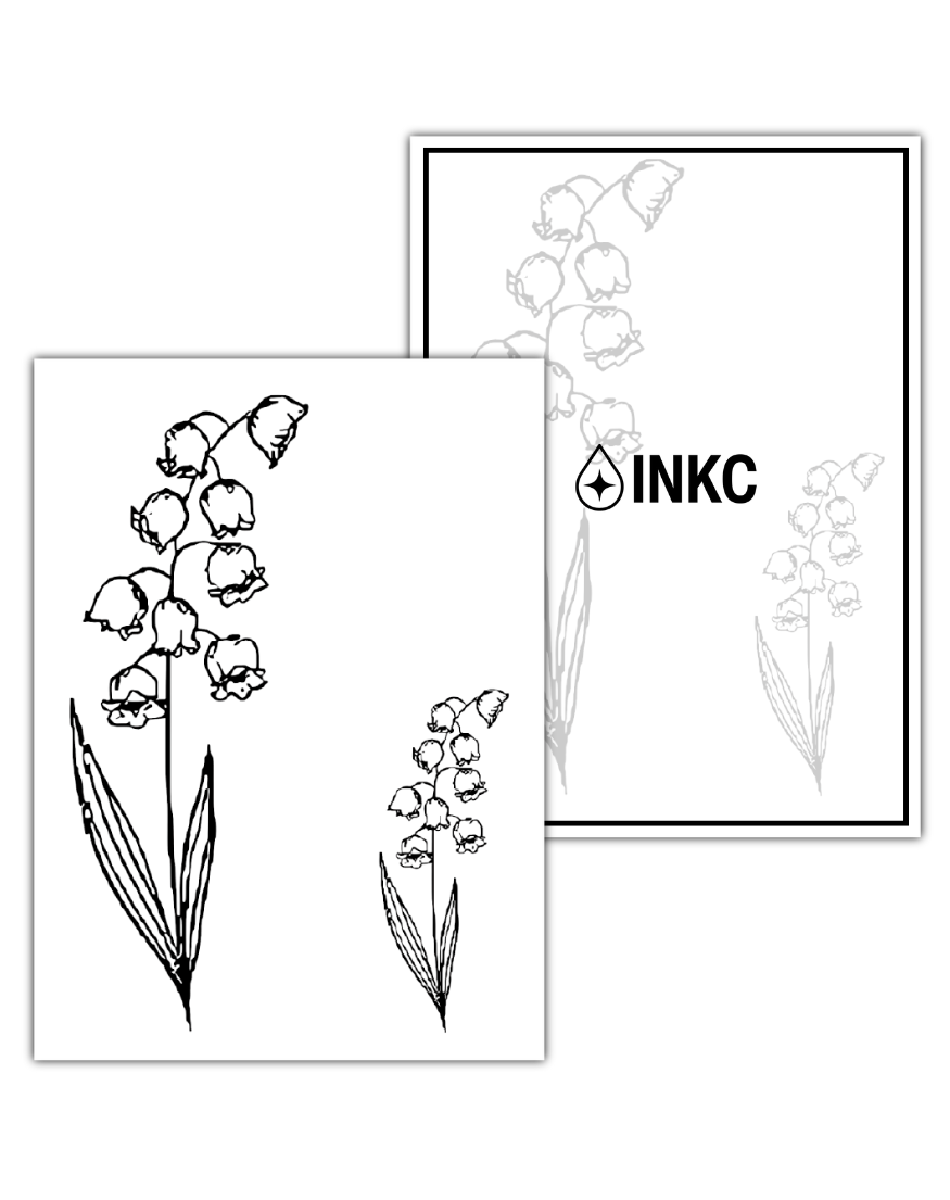 Geboortebloem mei Lelietje tijdelijke tattoo van INKC