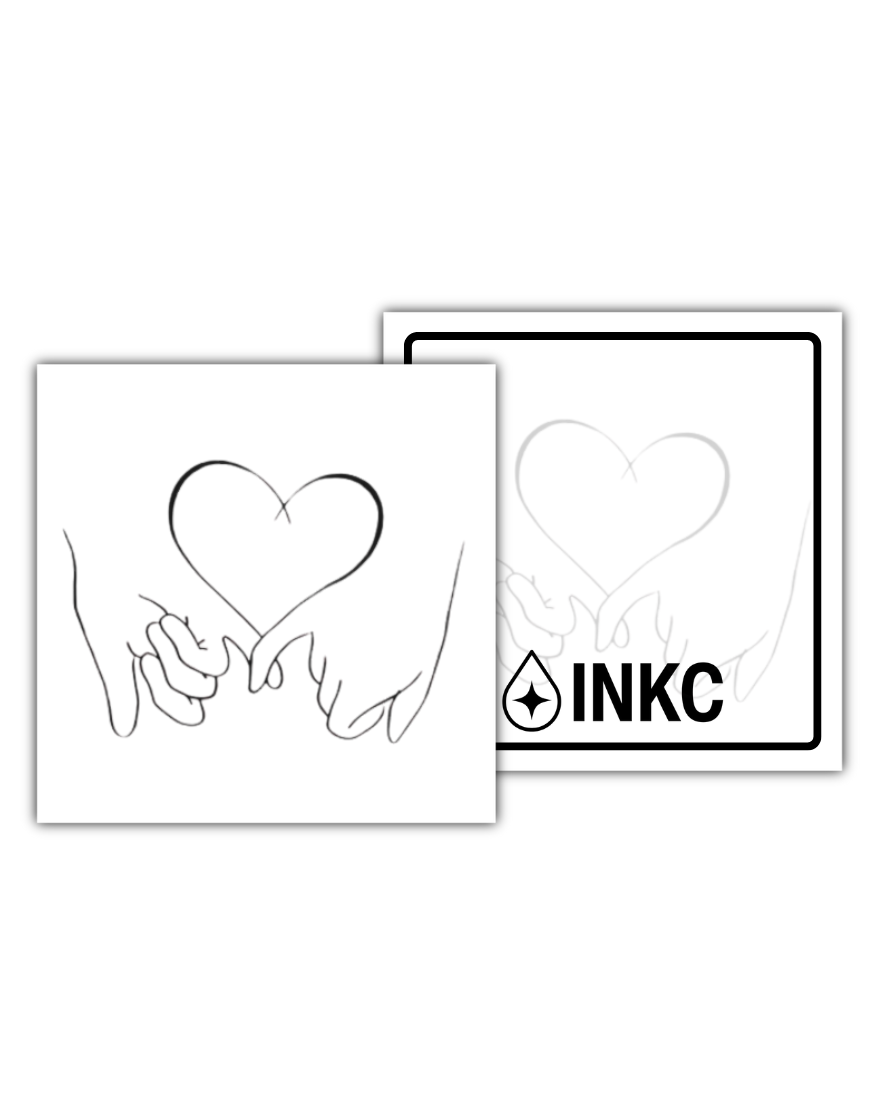 Liefde tijdelijke tattoo van INKC