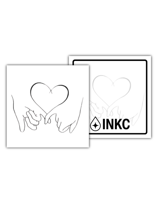 Liefde tijdelijke tattoo van INKC