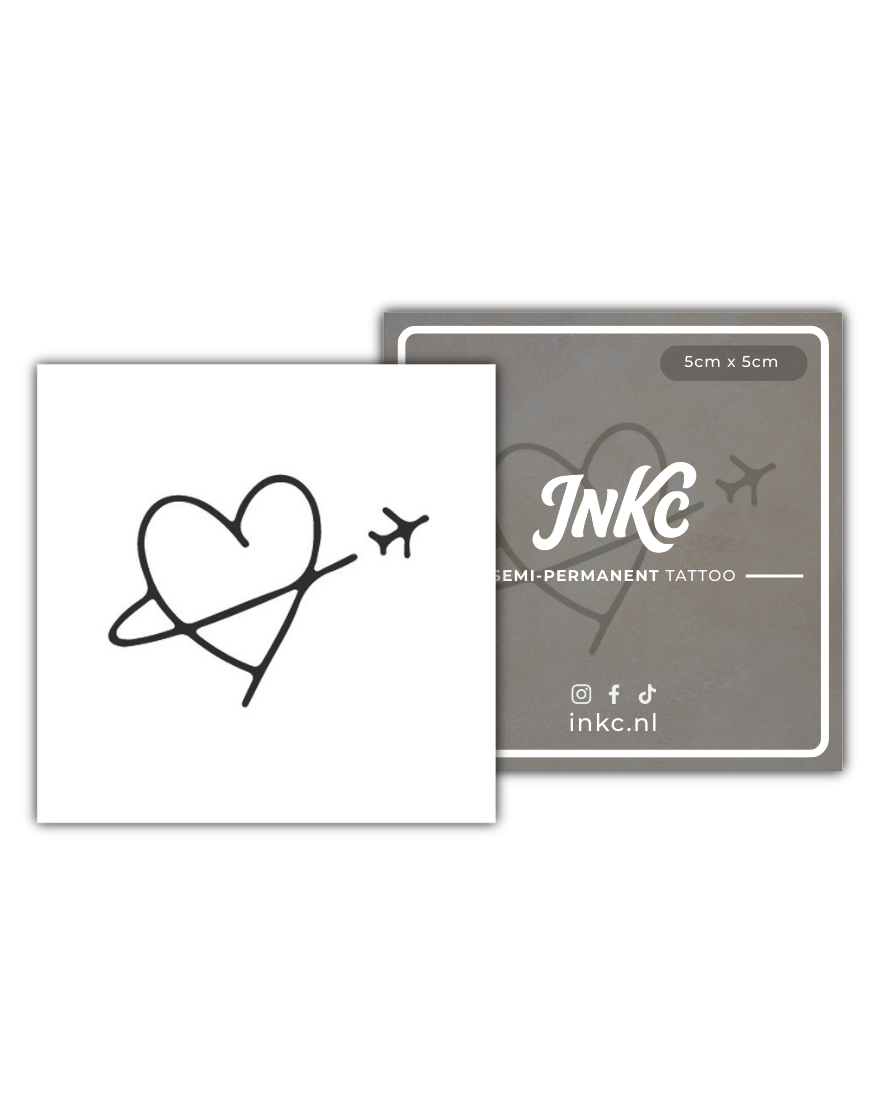 Liefde in de Lucht tijdelijke tattoo van INKC