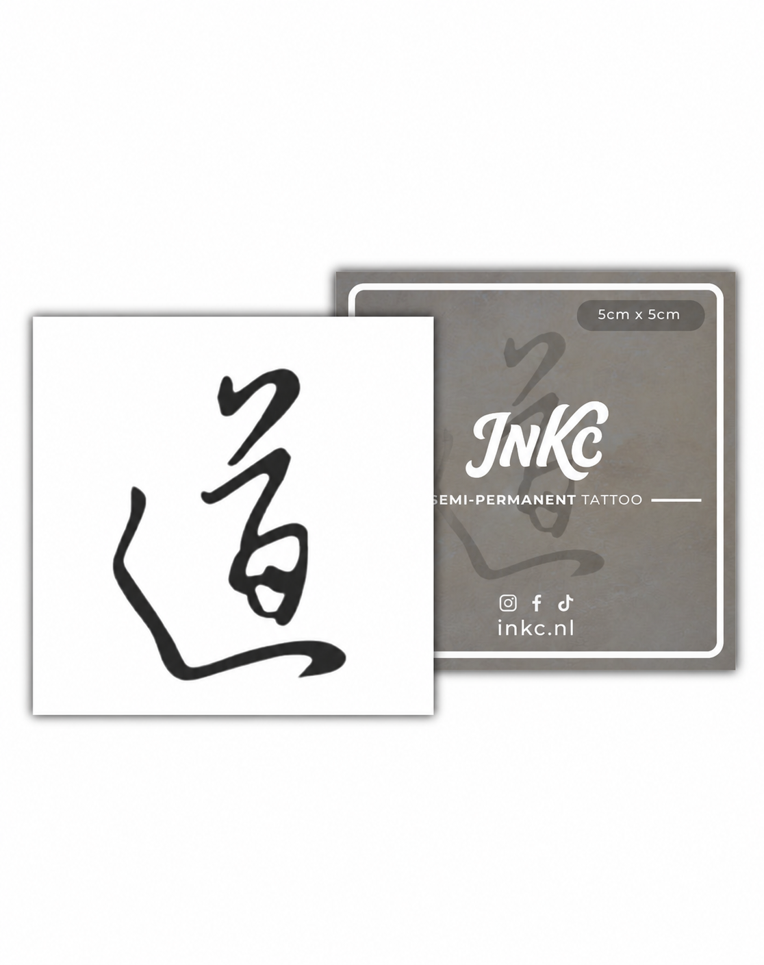 De Weg tijdelijke tattoo van INKC