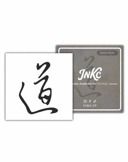 De Weg tijdelijke tattoo van INKC