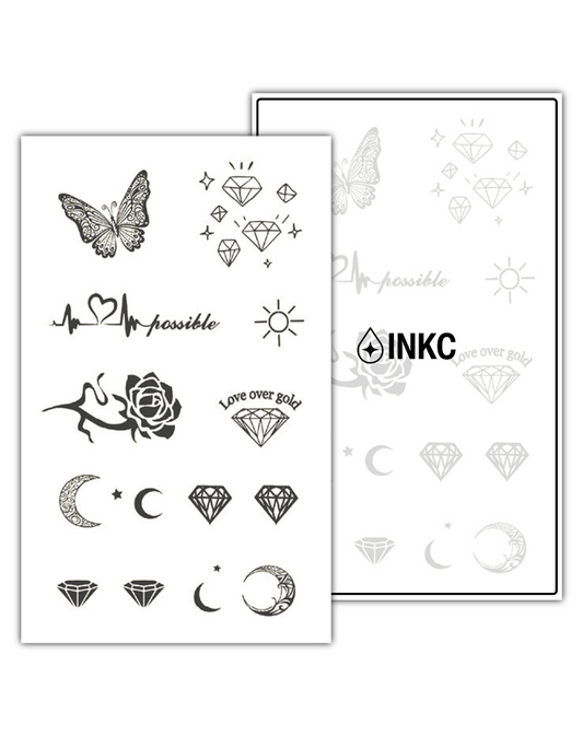 Set tijdelijke tattoo van INKC