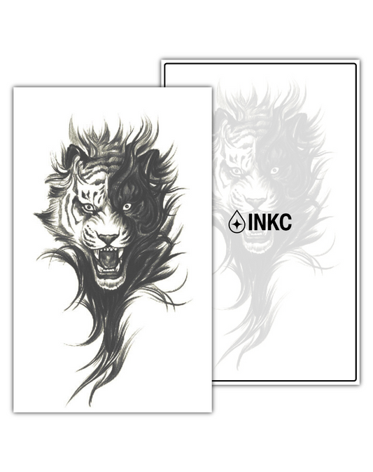 Vluchtige Tijger tijdelijke tattoo van INKC