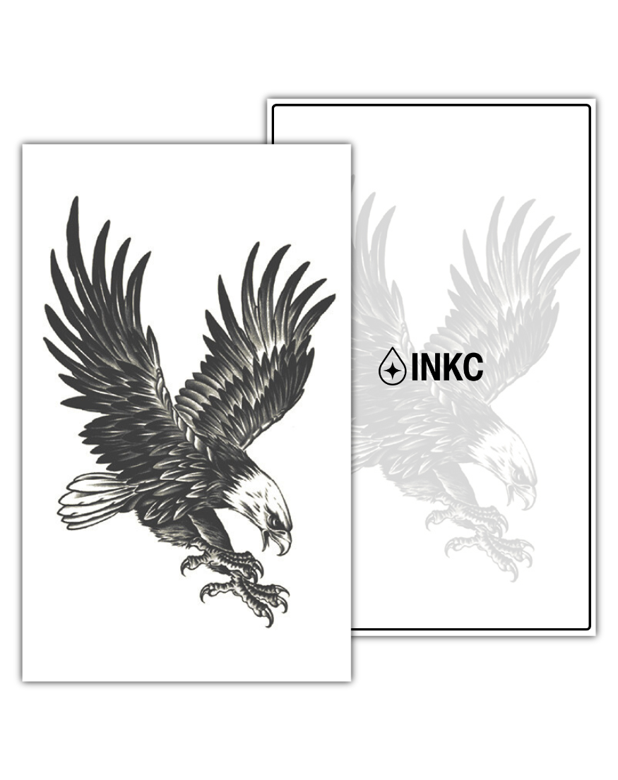 Adelaarsvogel tijdelijke tattoo van INKC