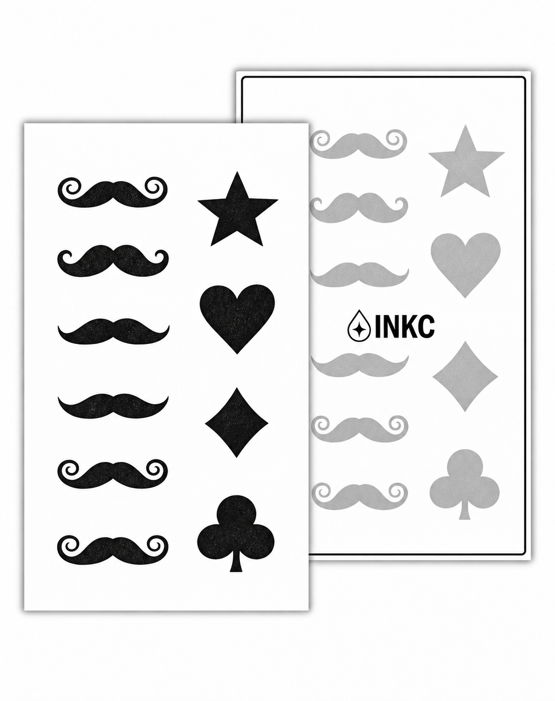 Snorren en Symbolen Set tijdelijke tattoo van INKC