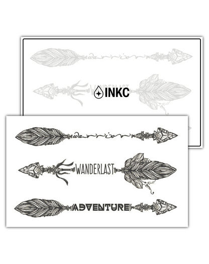 Speren tijdelijke tattoo van INKC - productafbeelding 2