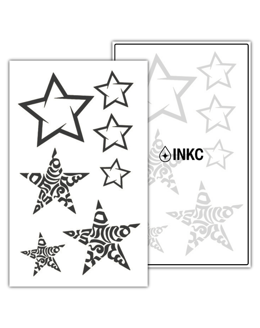 Sterren tijdelijke tattoo van INKC