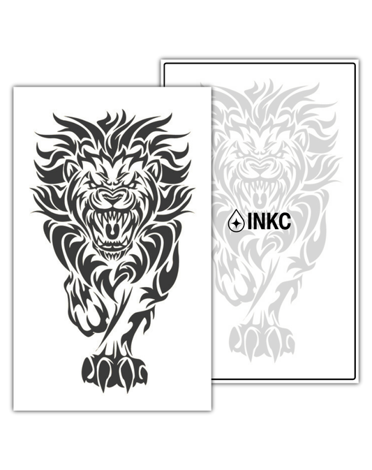 Tribal Leeuw tijdelijke tattoo van INKC