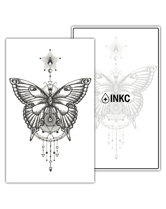 Mystieke Vlinder tijdelijke tattoo van INKC