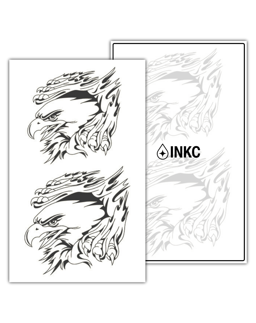 Adelaarspoot tijdelijke tattoo van INKC
