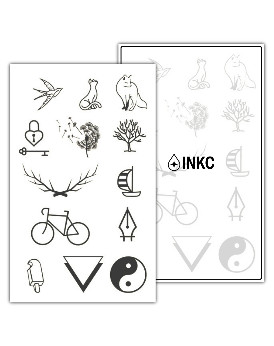Set tijdelijke tattoo van INKC