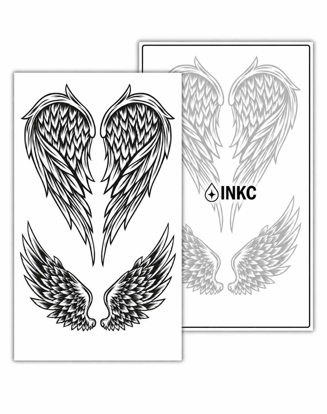 Engelenvleugels Set tijdelijke tattoo van INKC