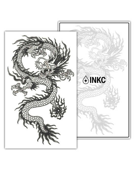 Japanse Draak tijdelijke tattoo van INKC