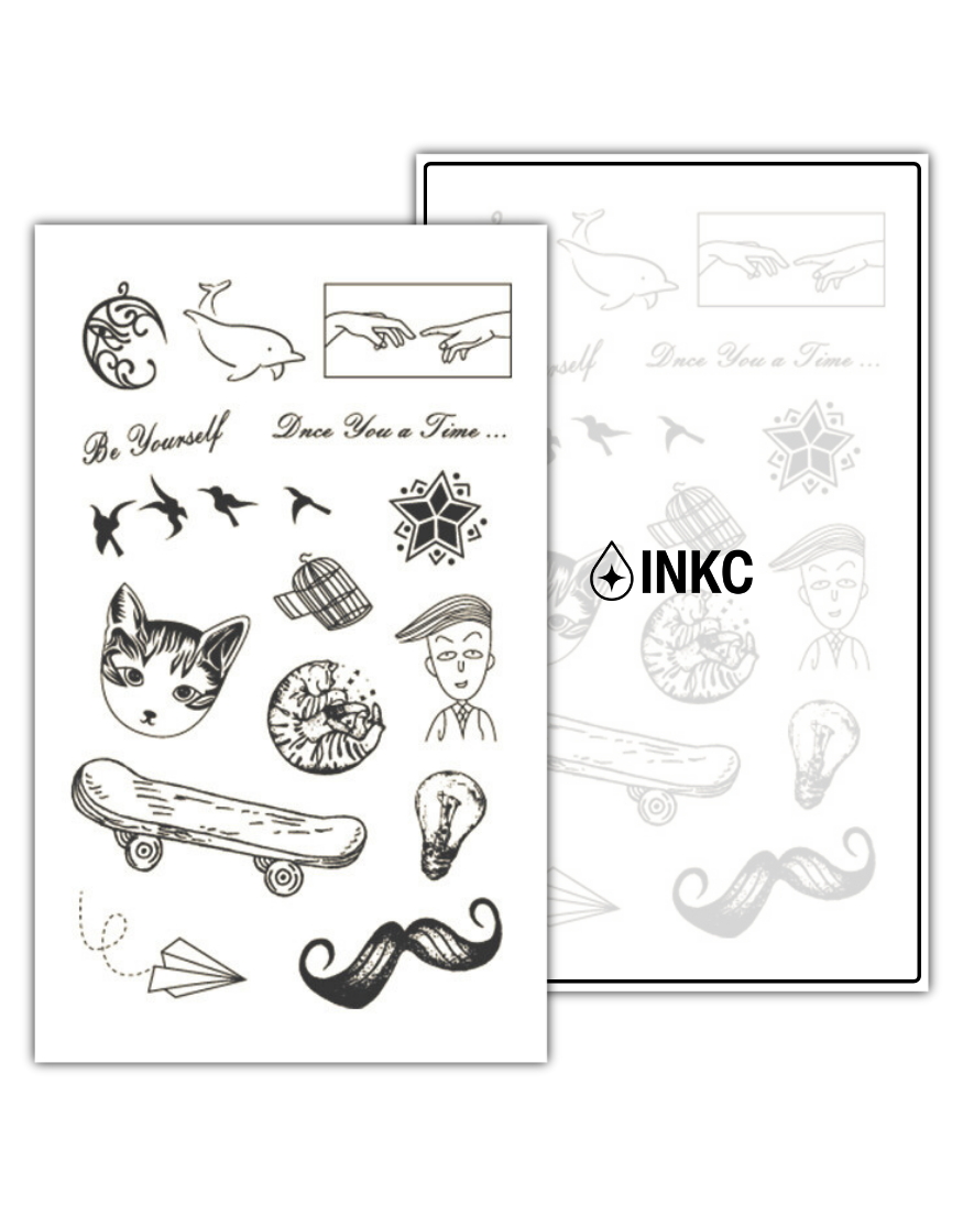 Set tijdelijke tattoo van INKC