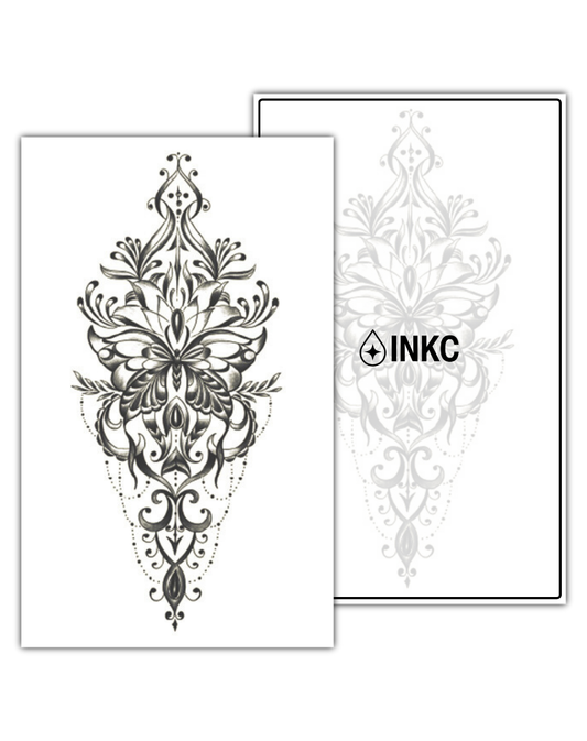 Libelle Sier tijdelijke tattoo van INKC