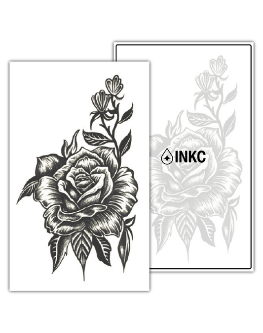 Roos tijdelijke tattoo van INKC