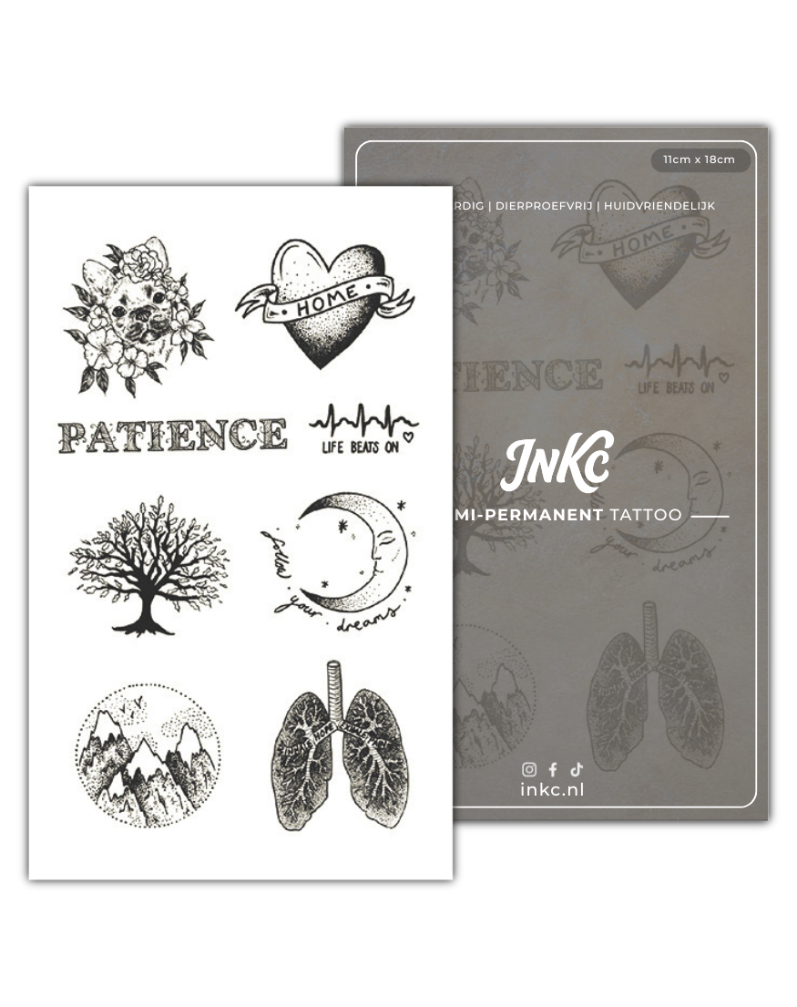 Levens Set tijdelijke tattoo van INKC