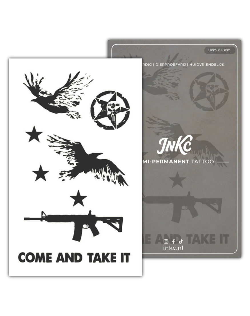 US Set tijdelijke tattoo van INKC