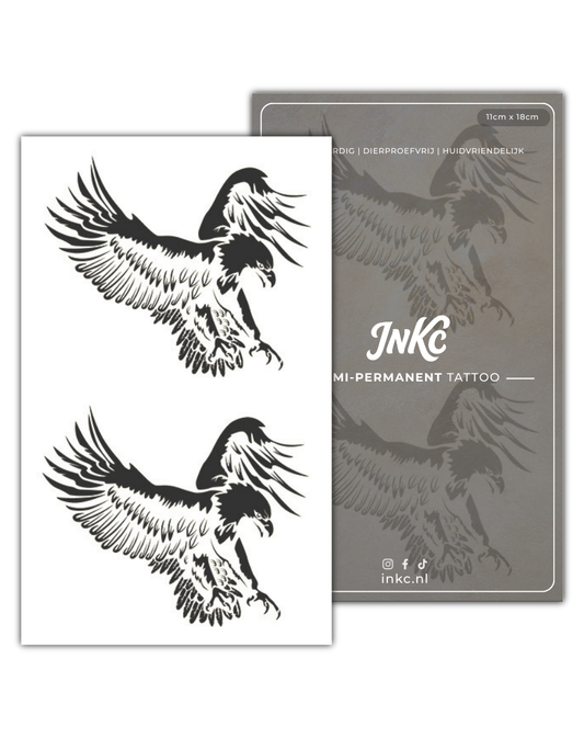 Adelaar Duo tijdelijke tattoo van INKC