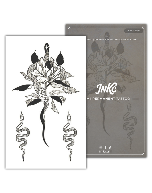 Gezondheids Slang tijdelijke tattoo van INKC