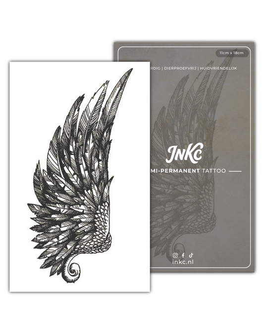 Verenkrul tijdelijke tattoo van INKC