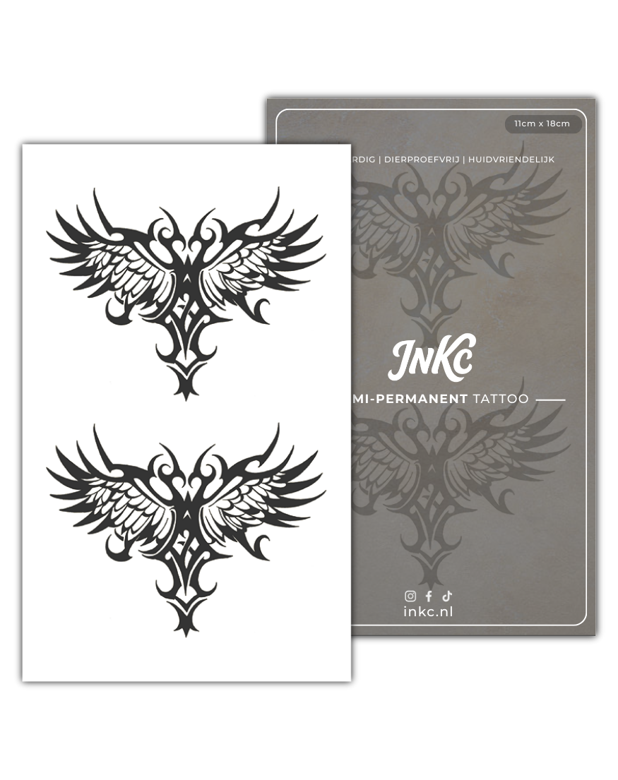 Vleugel Tribal tijdelijke tattoo van INKC