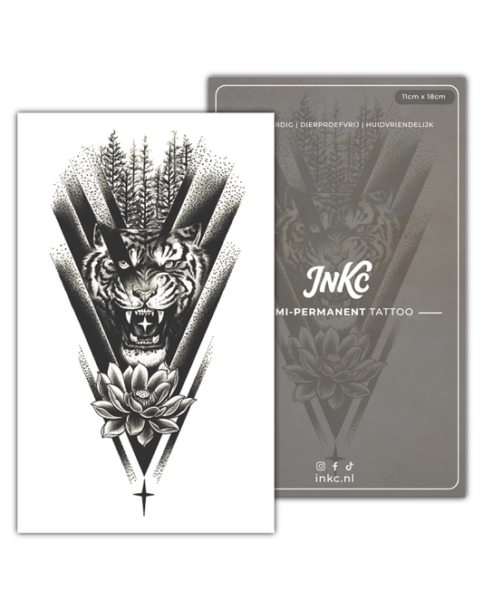 Mystieke Tijger tijdelijke tattoo van INKC
