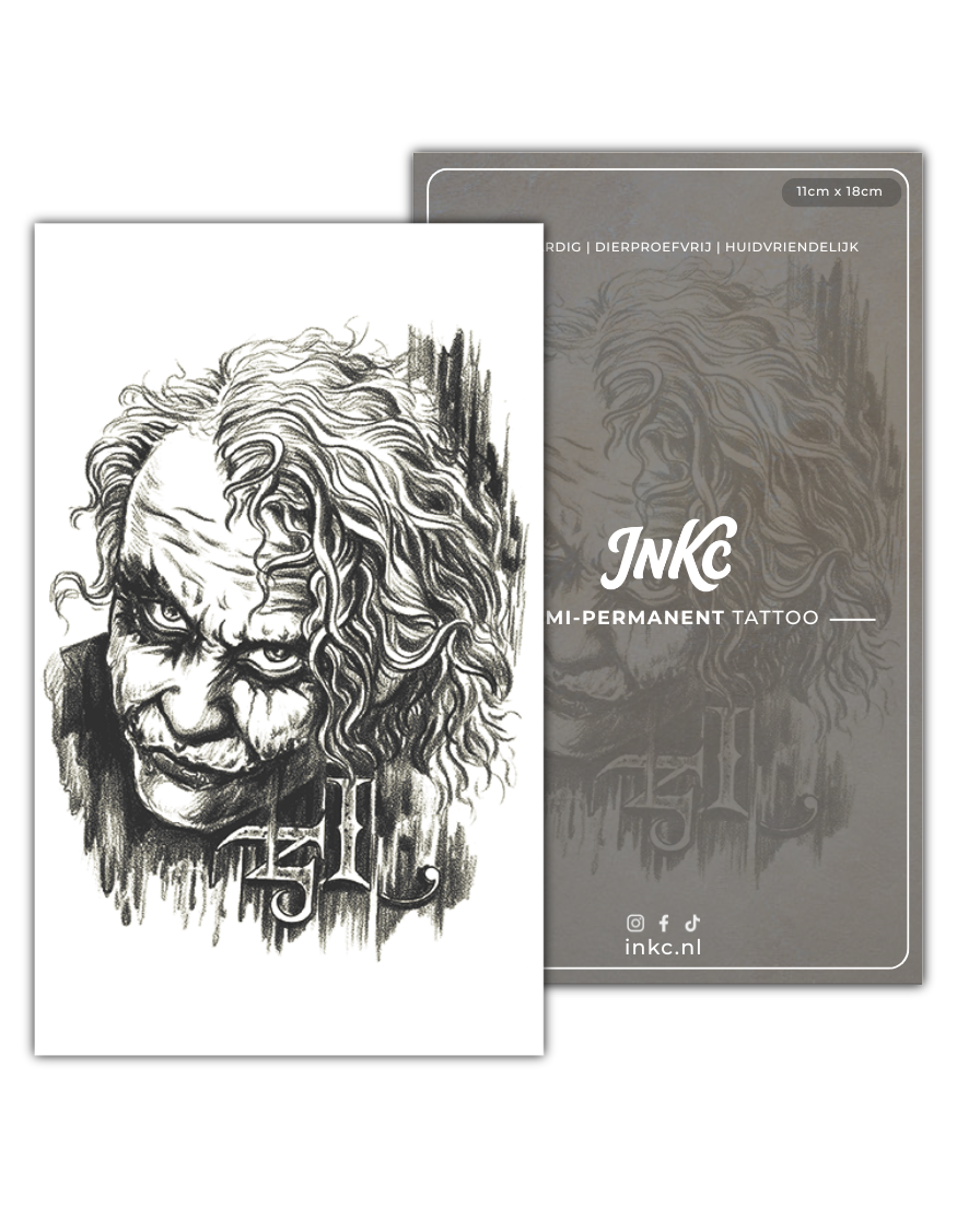 Joker tijdelijke tattoo van INKC