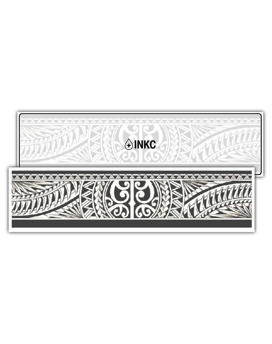 Symmetrieband tijdelijke tattoo van INKC
