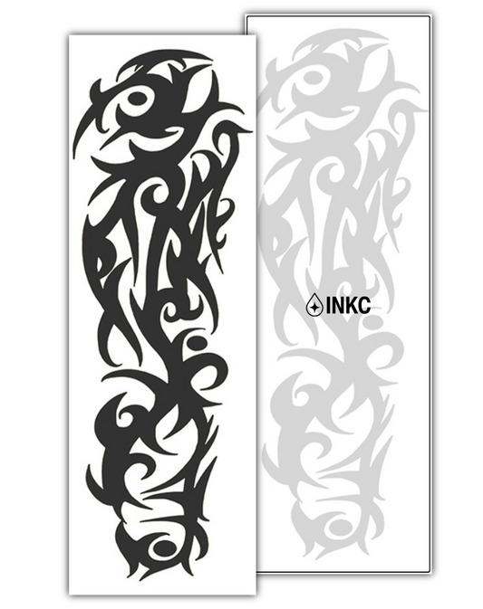 Kracht Sleeve tijdelijke tattoo van INKC