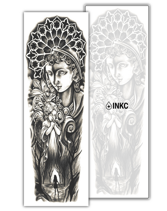 Bescherm Sleeve tijdelijke tattoo van INKC
