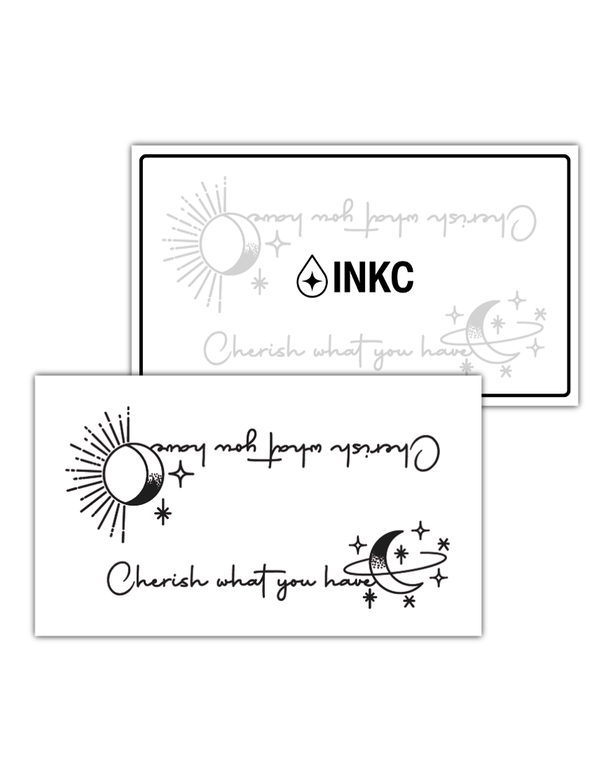 Cherish what you have tijdelijke tattoo van INKC