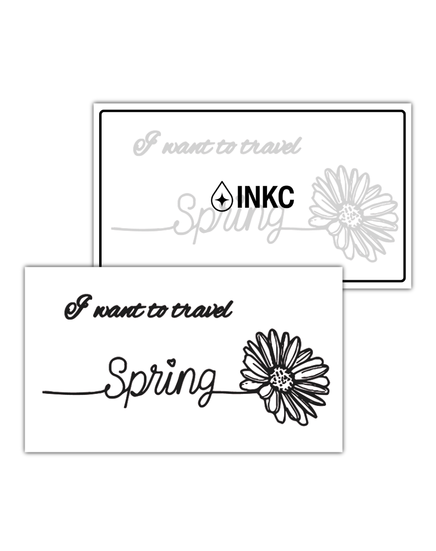 I want to travel Spring tijdelijke tattoo van INKC